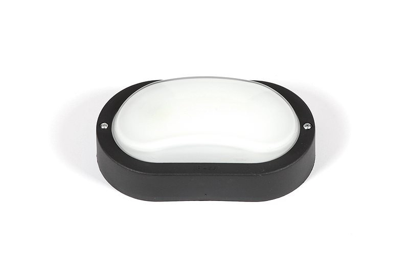 Farplast Viso Small nero con vetro opaco